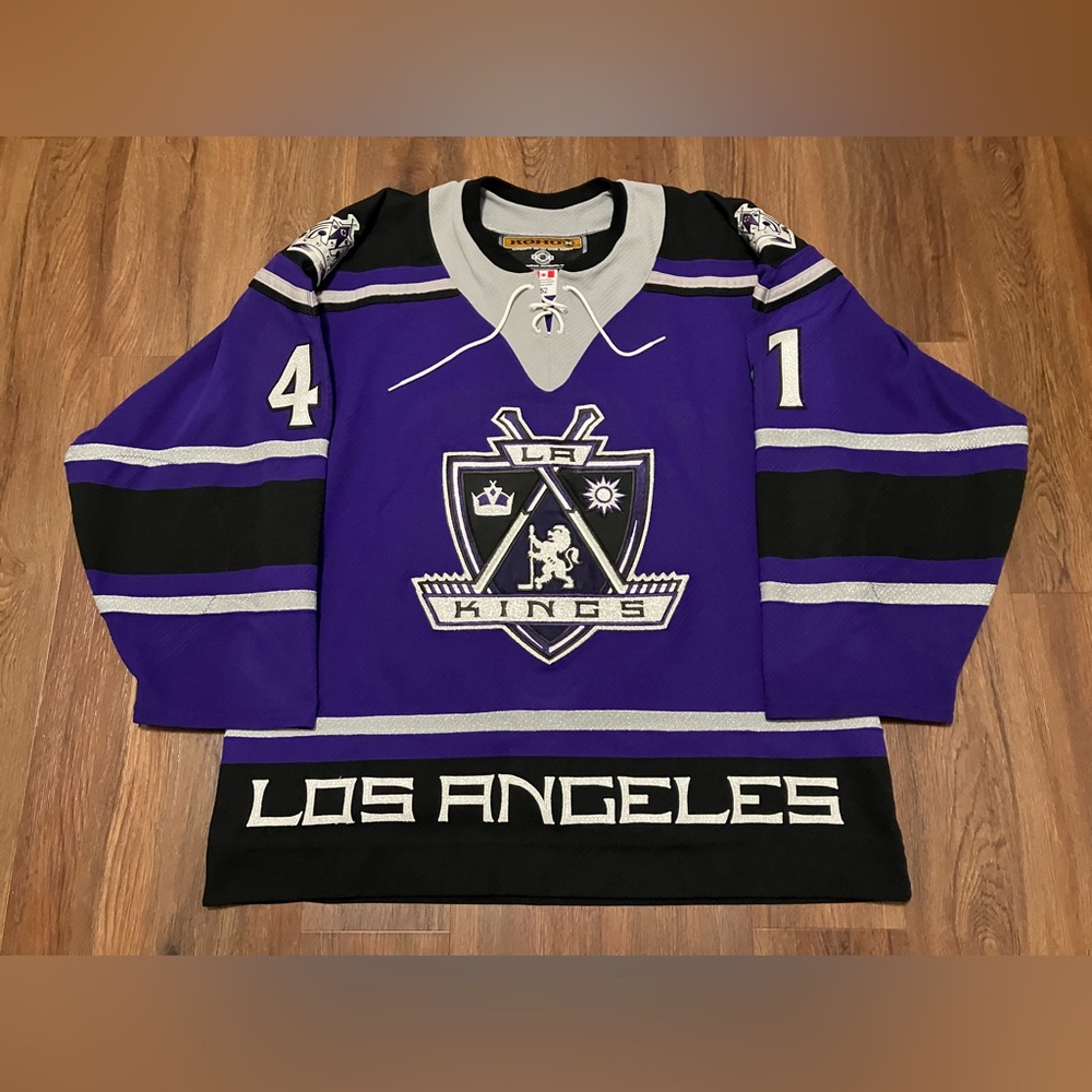 Los Angeles Kings Jason Allison KOHO Authentic NHL Hockey Jersey Size 52